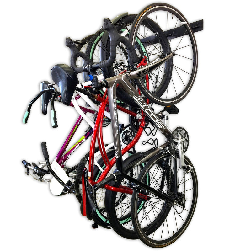 StoreYourBoard Blackstone Bike Storage Rack | 8 Bikes | Black