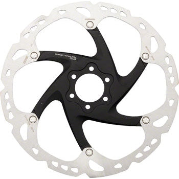 Shimano Deore XT SM-RT86-L Disc Brake Rotor - 6-Bolt, Silver-Black