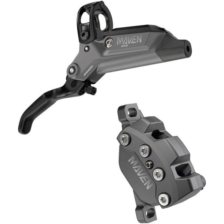 SRAM Maven Bronze Disc Brake and Lever - Post Mount, 4-Piston, Aluminum Lever, SS Hardware, Blast Dark Polar, A1