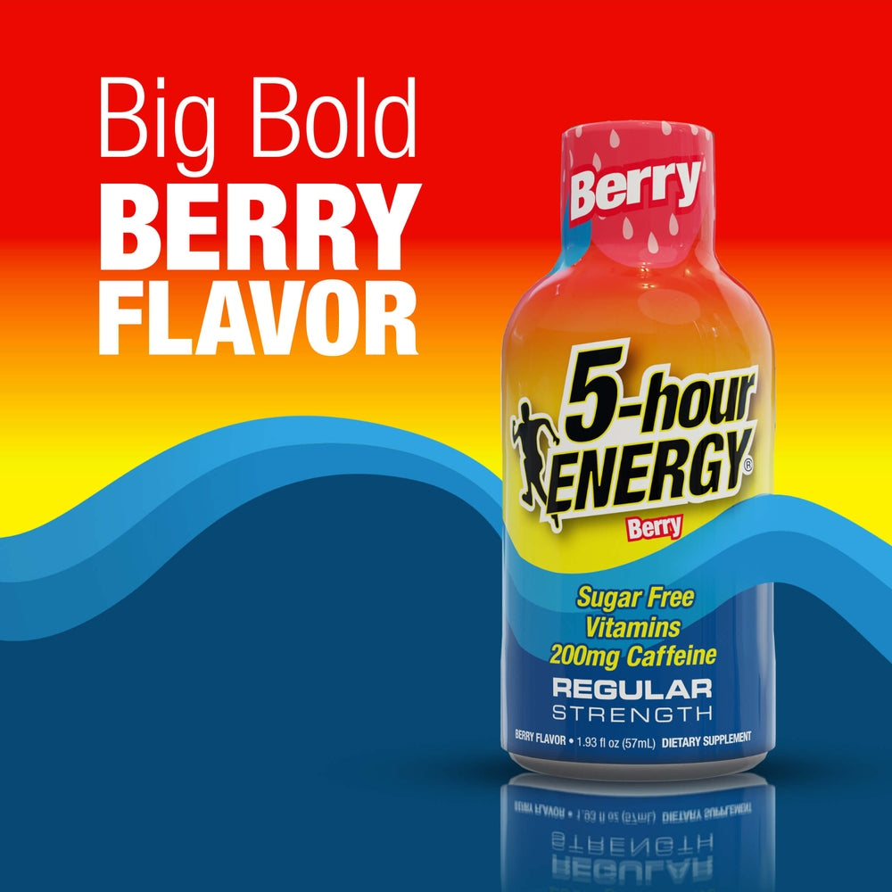 5-hour Energy Berry Flavor Regular Strength 5-hour ENERGY Shots
