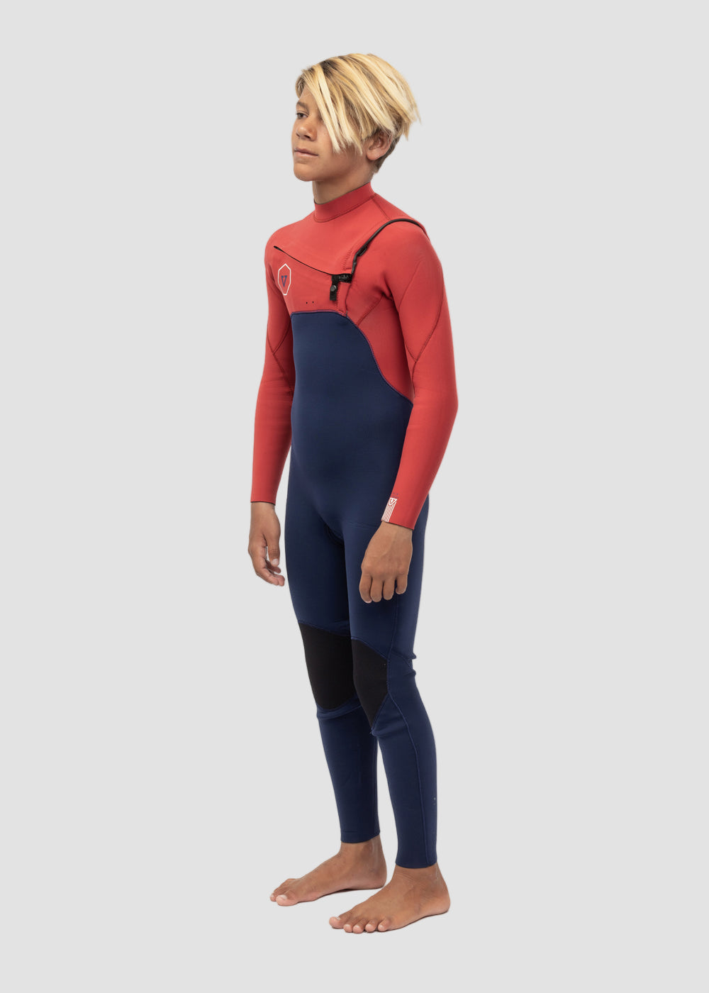 7 Seas Boys Chest Zip Full Wetsuit for Everyday Shred