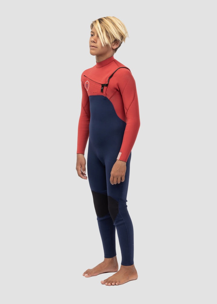 7 Seas Boys Chest Zip Full Wetsuit for Everyday Shred