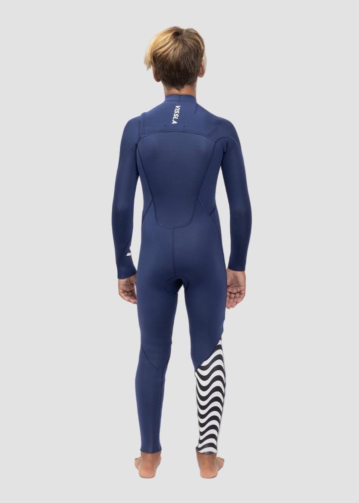 7 Seas Boys Full Chest Zip Wetsuit for Groms