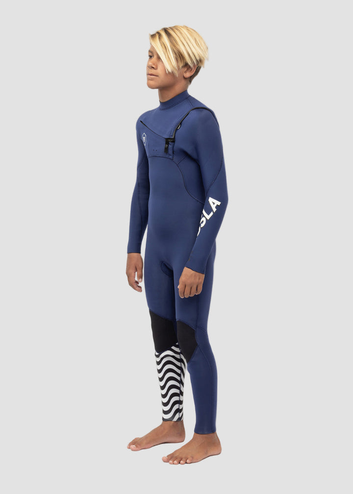 7 Seas Boys Full Chest Zip Wetsuit for Groms