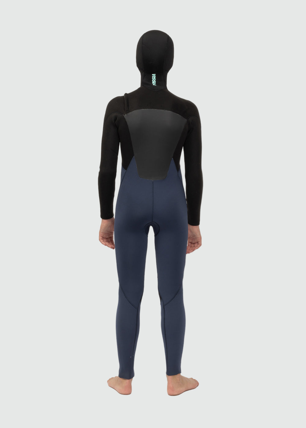 7 Seas Boys 5-4-3 Full Hooded Chest Zip Wetsuit