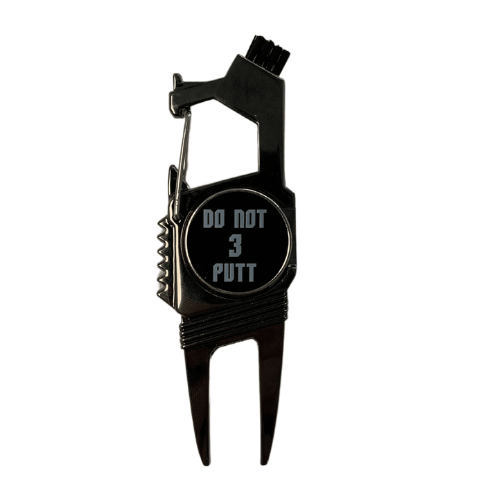 Shank it Golf 5 in 1 “Do not 3 Putt” Funny Golf Divot Tool - Ball Marker