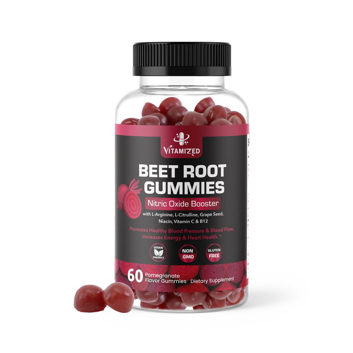 VITAMIZED Beetroot Gummies - Nitric Oxide Supplement