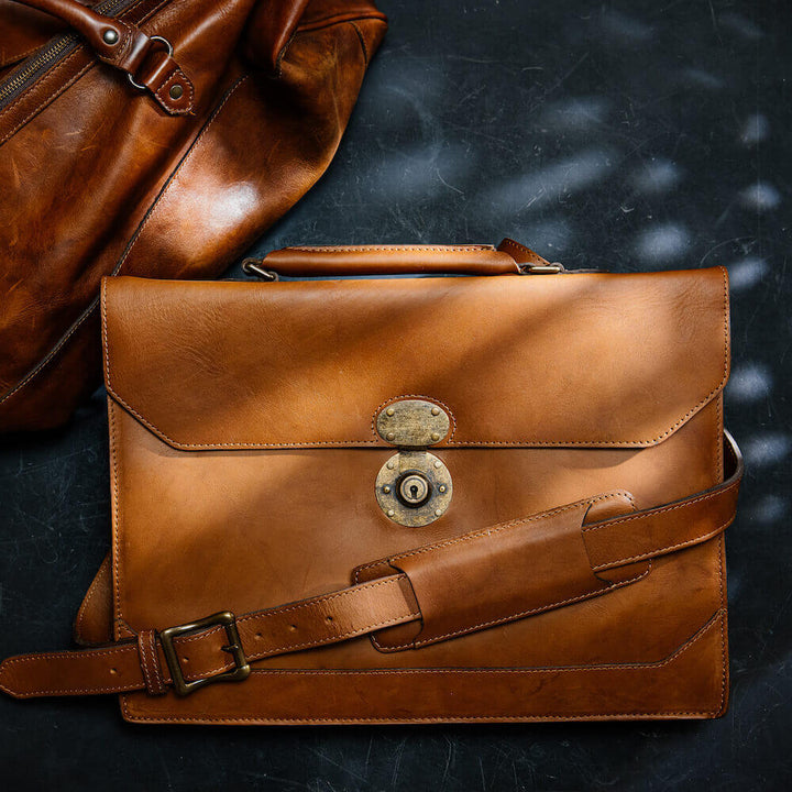 Benjamin Leather Briefcase