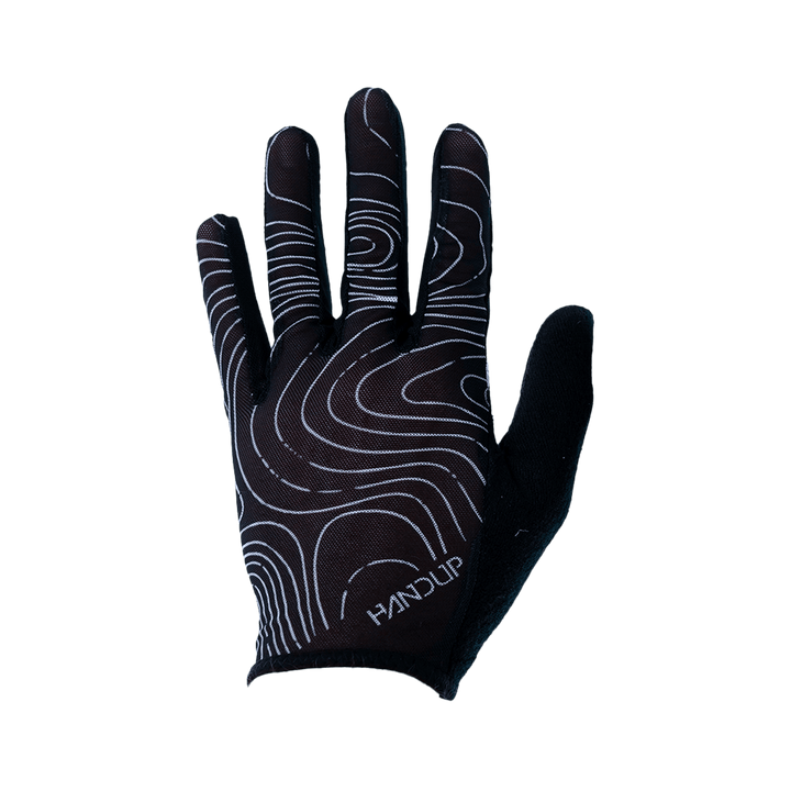 Handup Summer LITE Gloves - Topo Map Black