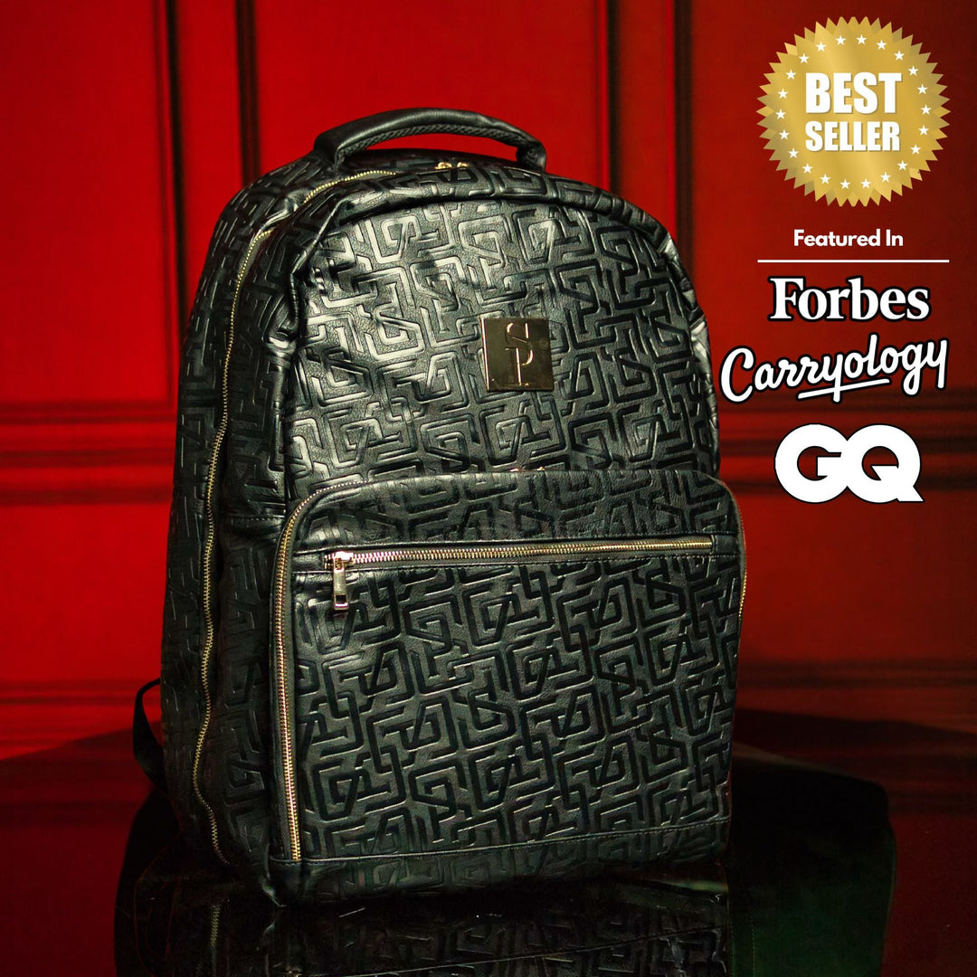 Sole Premise Black Monogram Leather Daily Commuter Bag 150 Made