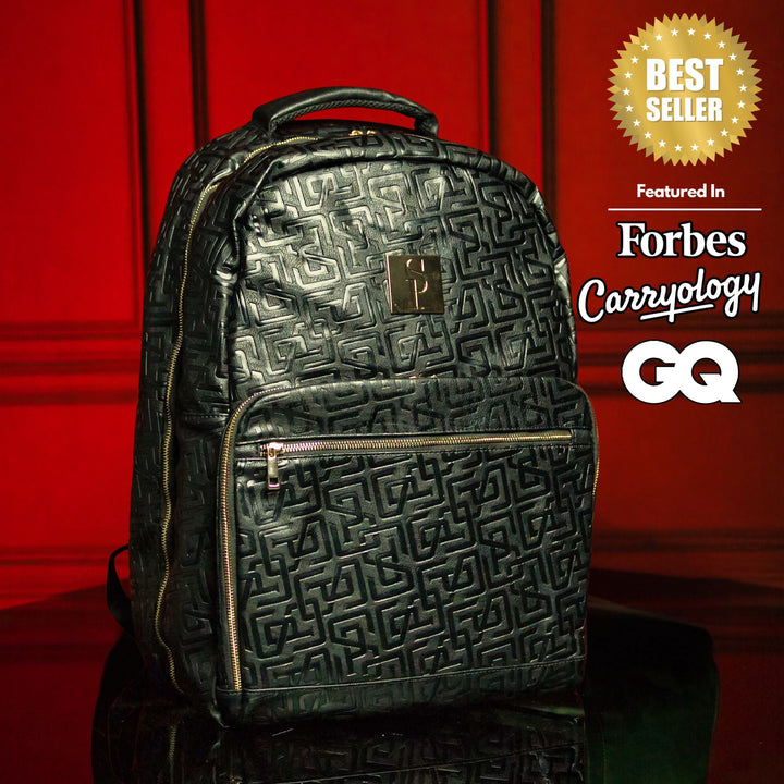 Sole Premise Black Monogram Leather Daily Commuter Bag 150 Made