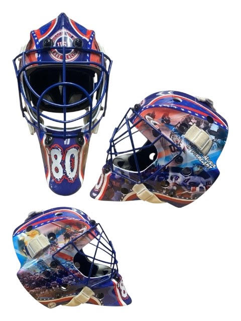 USA Hockey Miracle on Ice 1980 Goalie Mask Collectible