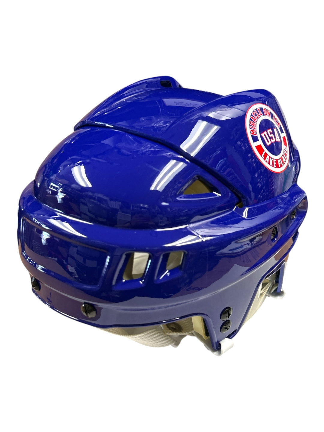 USA Hockey Customizable Player Helmet - Blue