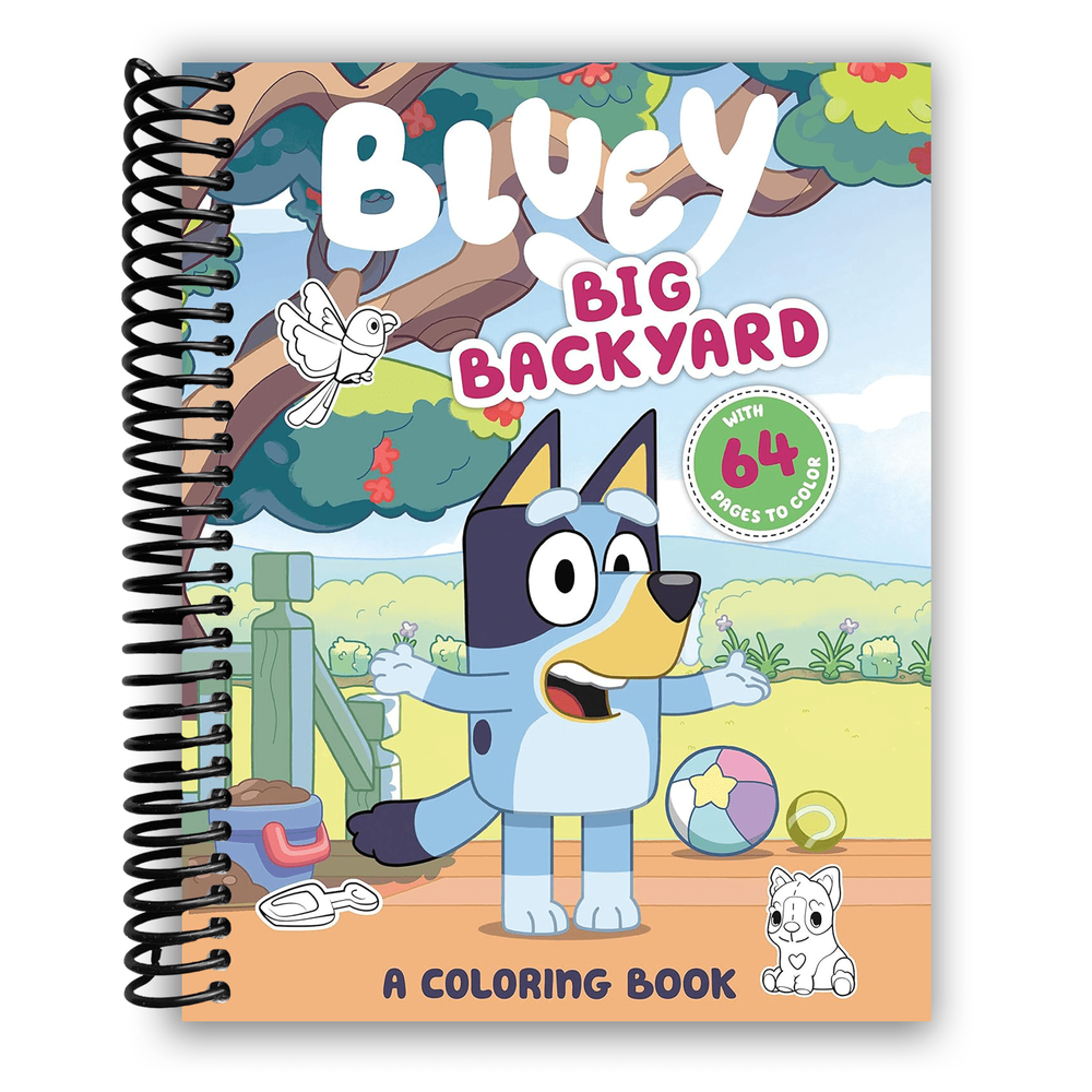 Bluey: Big Backyard: A Coloring Book Spiral Bound