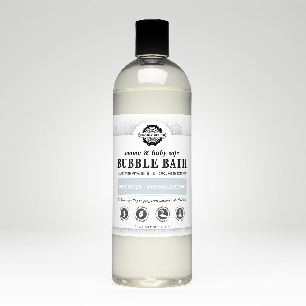 Rustic Strength Bubble Bath | Mama + Baby Safe