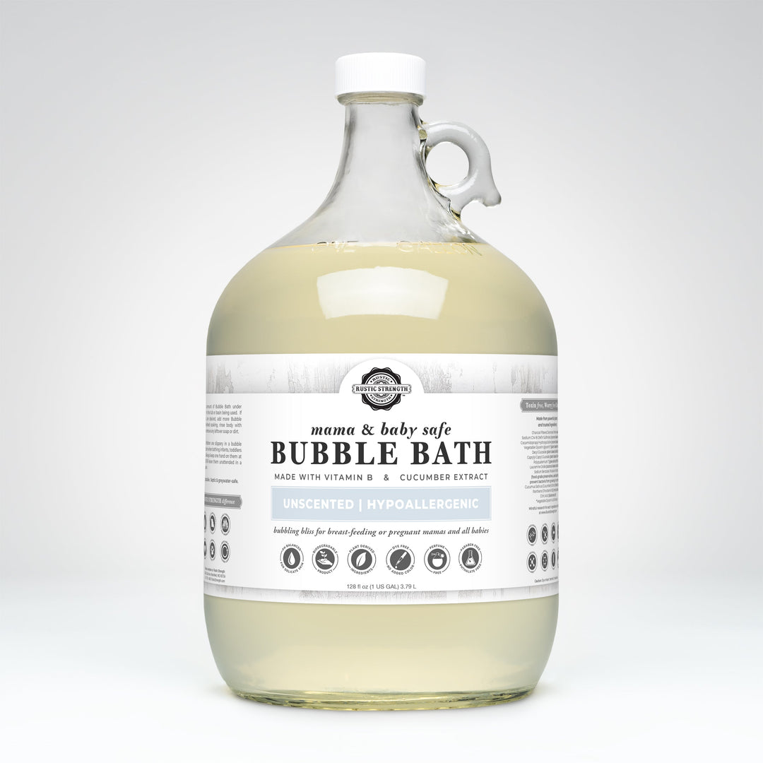 Rustic Strength Bubble Bath | Mama + Baby Safe