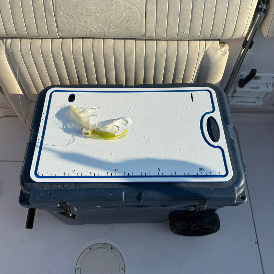 TRAPSKI Premium Bucket or Cooler Fishing Cutting Board | Made in the USA