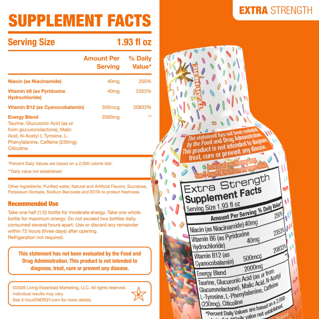 Confetti Craze Energy Shots - 5-hour Energy