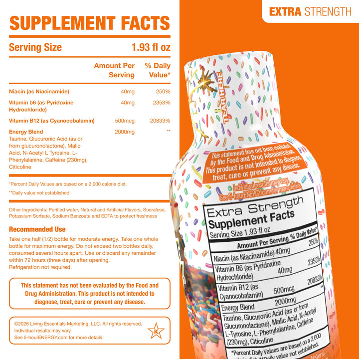Confetti Craze Energy Shots - 5-hour Energy