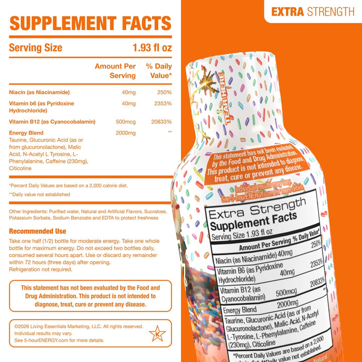 Birthday Cake Extra Strength 5-hour ENERGY Shots