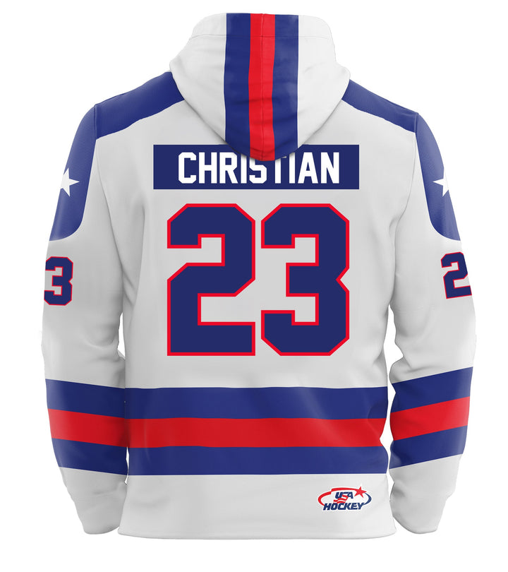 USA Hockey Miracle on Ice 1980 Team Jersey Hoodie