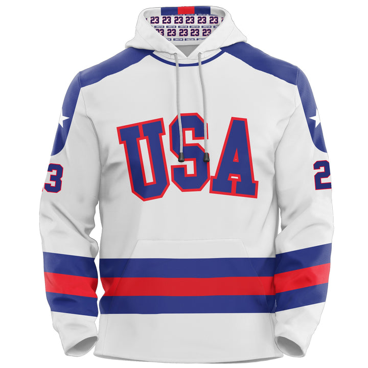 USA Hockey Miracle on Ice 1980 Team Jersey Hoodie