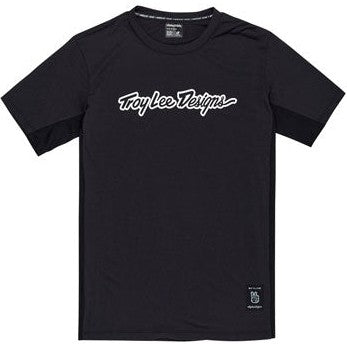 Troy Lee Designs Skyline Short Sleeve Ride Tee – Signature Black