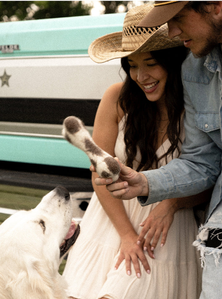 Wool Bone Dog Toy by MODERNBEAST and House of Sploot