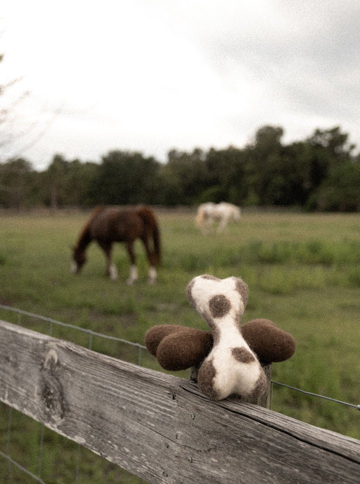 Wool Bone Dog Toy by MODERNBEAST and House of Sploot