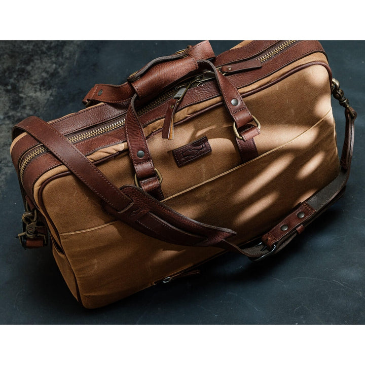 Campaign Waxed Canvas Briefcase