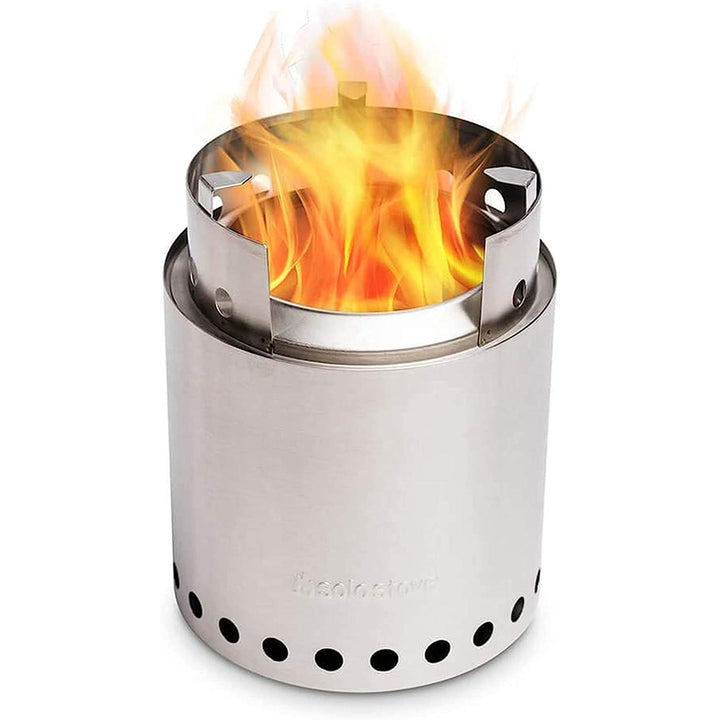 TRAPSKI Solo Stove Lite/Titan/Campfire Camping Stove Portable Stove for Backpacking Outdoor Cooking Great Stainless Steel Camping Backpacking Stove Compact Wood Stove Design-No Batteries or Liquid Fuel Canisters Needed