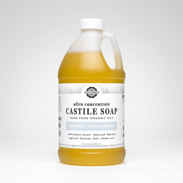 Rustic Strength Castile Soap - Ultra Concentrate | Unscented