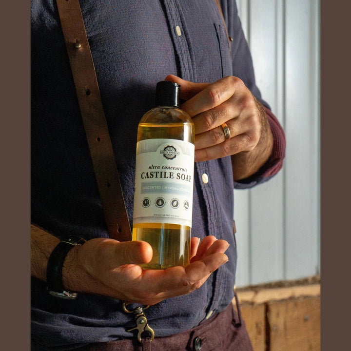 Rustic Strength Castile Soap - Ultra Concentrate | Unscented