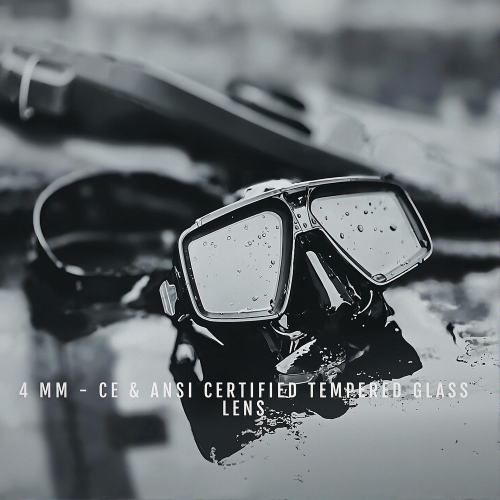 ATACLETE Twin Lens Dive Mask & Snorkel Combo