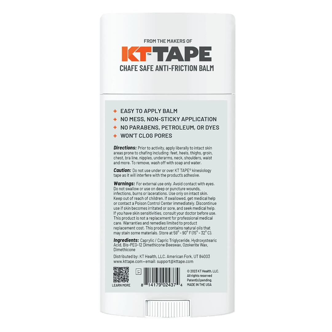 KT Health Chafe Safe™ Anti-Friction Balm