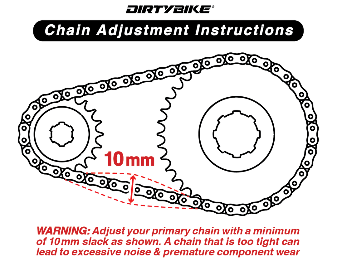 219 RLV Primary Belt to Chain Conversion Kit Sealed O-Ring | Surron LBX