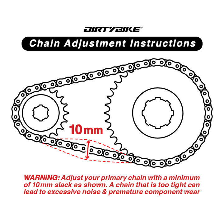 420 Primary Belt to Chain Conversion Kit | Sealed X-Ring | Surron Ultra Bee