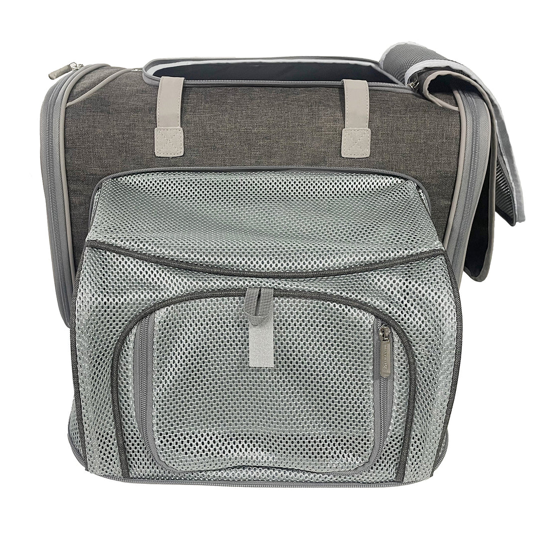 Mr. Peanut's Gold Series Big Apple XL Size Airline Compliant Expandable Pet Carrier