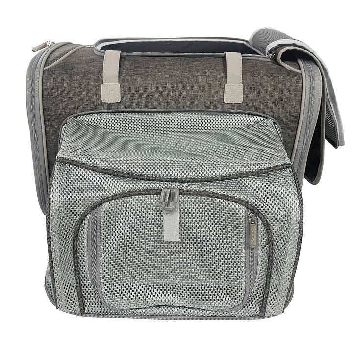 Mr. Peanut's Gold Series Big Apple XL Size Airline Compliant Expandable Pet Carrier