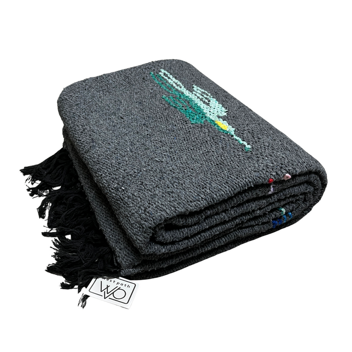 West Path Charcoal Thunderbird Baja Blanket