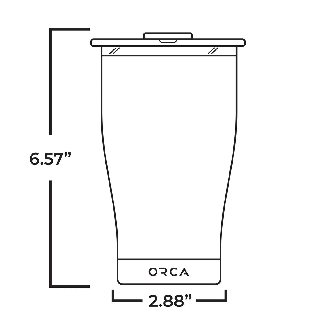 TRAPSKI CHASER™ 22OZ TUMBLER with Lid for Hot and Cold Drinks, Insulated Stainless Steel