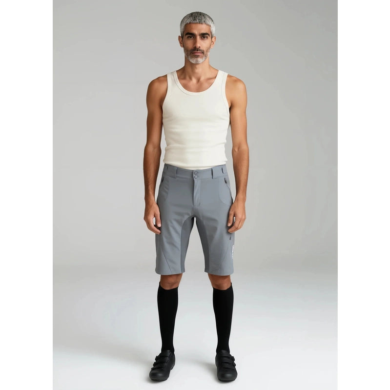 Urban Cycling Men's Gravel Grinder Cyclocross / MTB Shorts - Flex Soft Shell Shorts with Zip Pockets and Vents