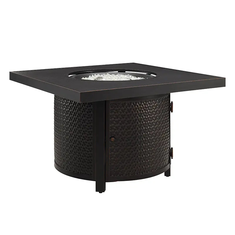 Clayton 40" Round Portable Gas Fire Pit Table