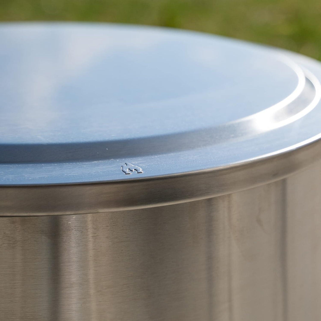 TRAPSKI Solo Stove Lid made of 304 Stainless Steel for Outdoor Fire Pits