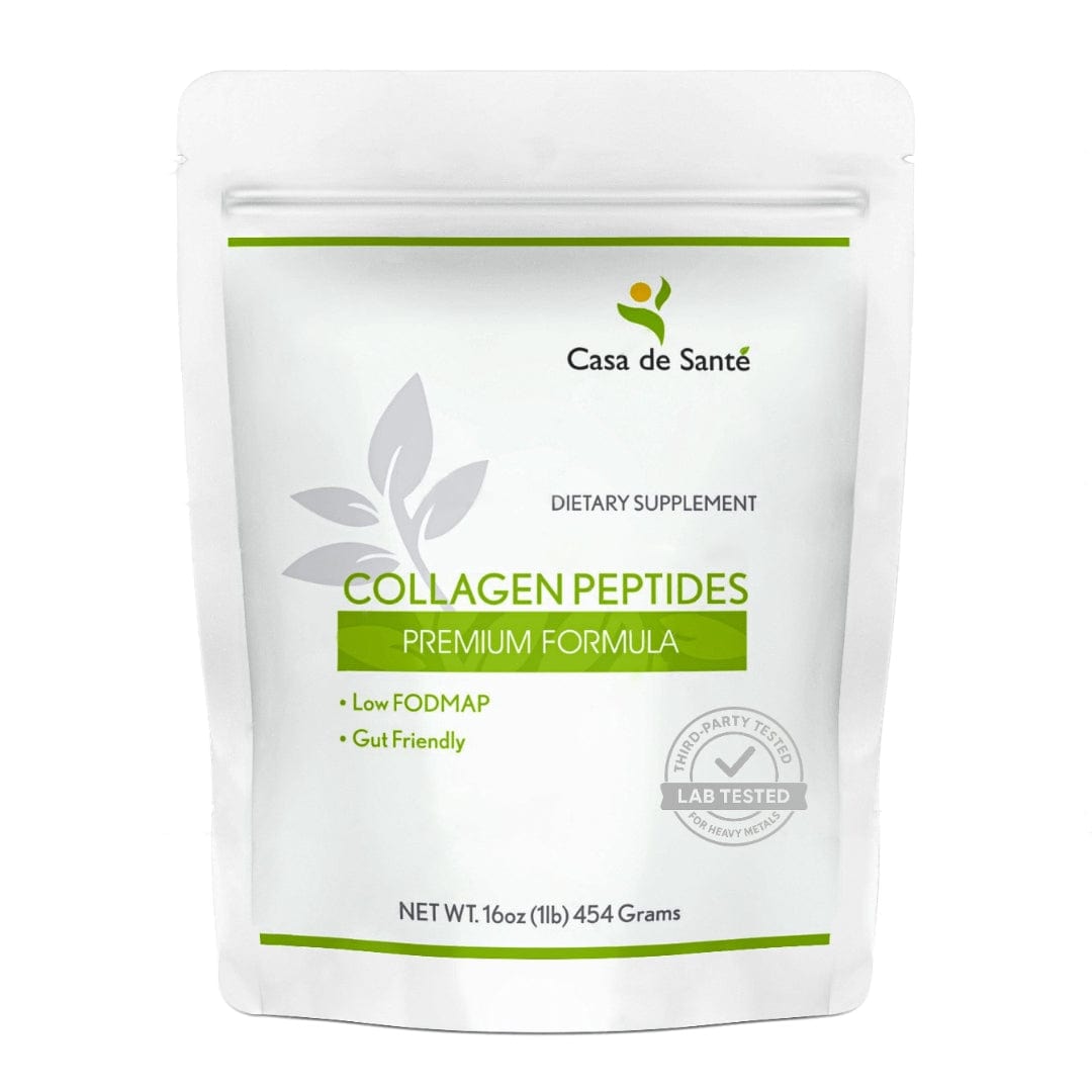 casa de sante Low FODMAP Certified Elemental Collagen Peptides for IBS & SIBO| Keto Paleo Gut Friendly, Gluten Lactose Soy Sugar & Grain Free| No Carb, All Natural Non GMO