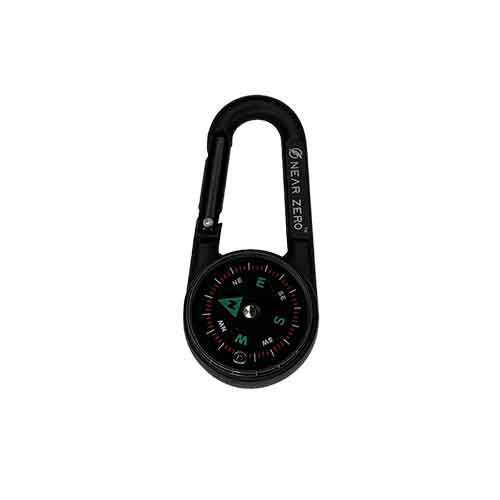 Near Zero Outdoor Gear Compass / Thermometer Carabiner