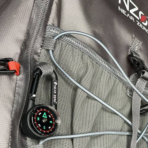 Near Zero Outdoor Gear Compass / Thermometer Carabiner