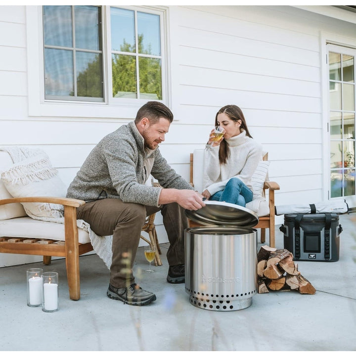 TRAPSKI Solo Stove Lid made of 304 Stainless Steel for Outdoor Fire Pits