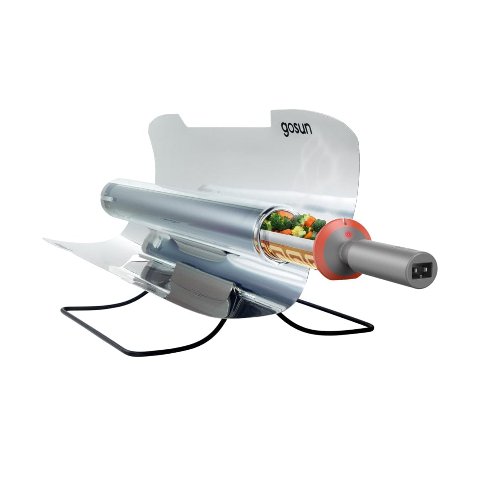 Sport-E Hybrid Solar Oven for Day and Night Cooking