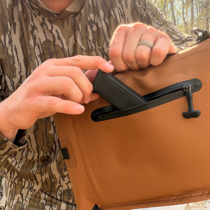 Waterproof Floating Pistol Bag in Coyote Brown